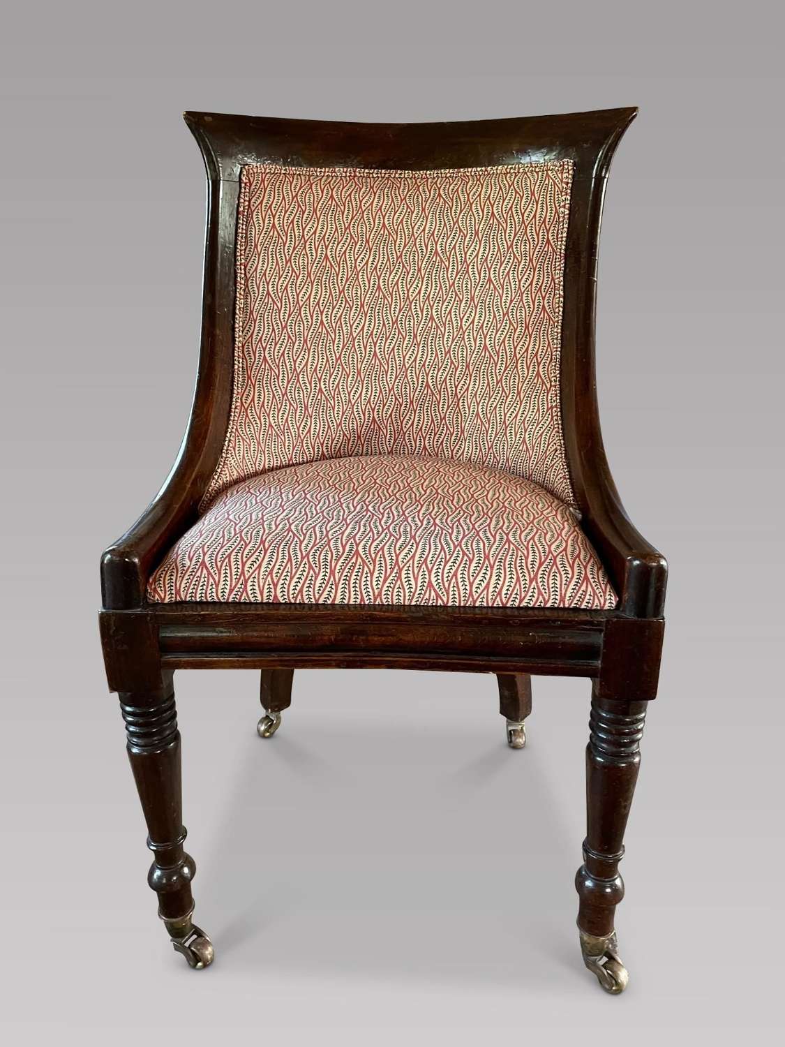 Regency Chair on Castors in Design Material