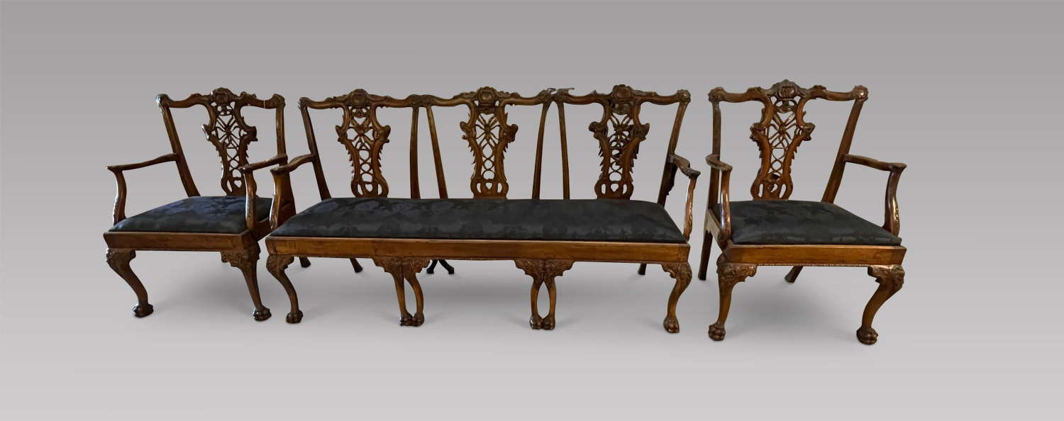 A 19th Century Chippendale Suite