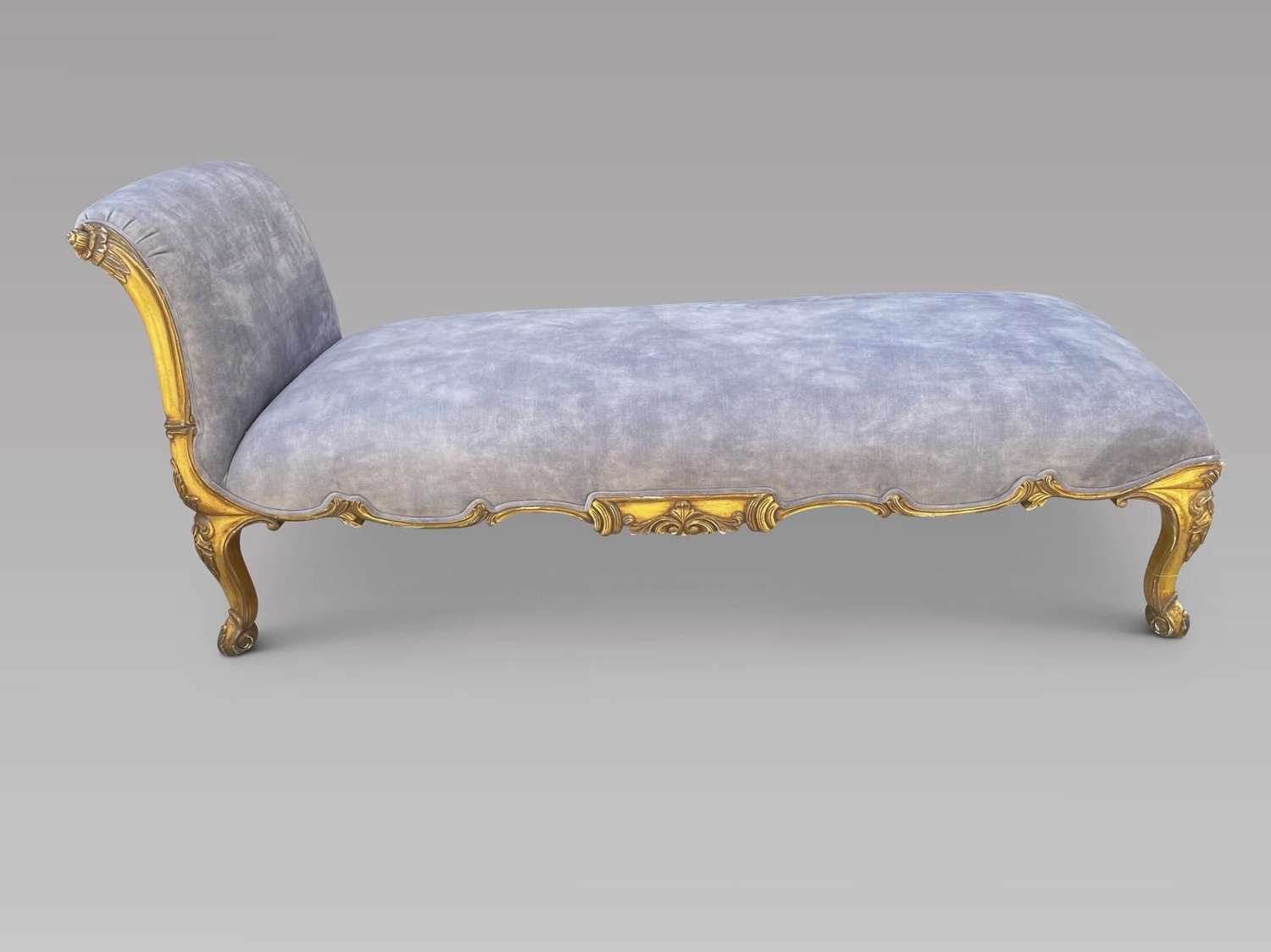 Very Attractive 19th Century Gilt Framed Chaise Longue