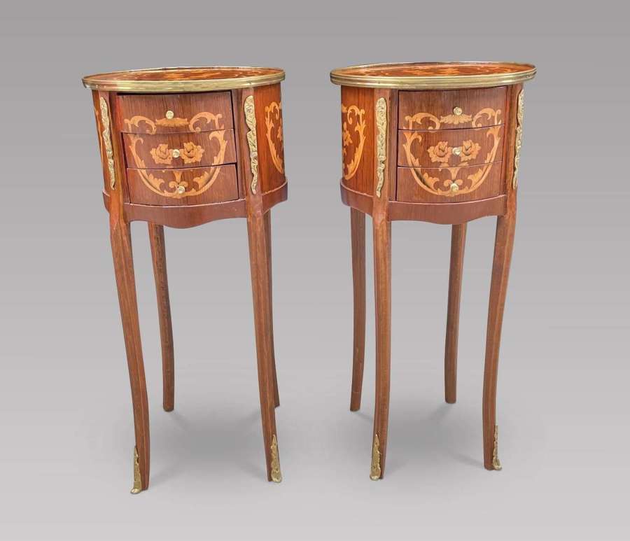Pair of Louis Style Bedside Tables