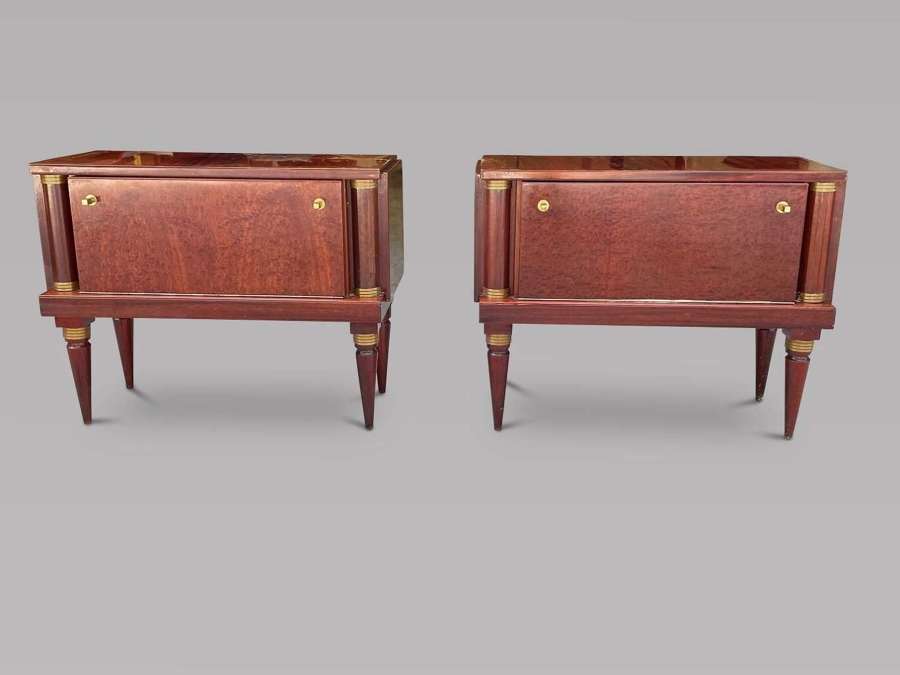Pair of Attractive Art Deco Style Bedside Tables