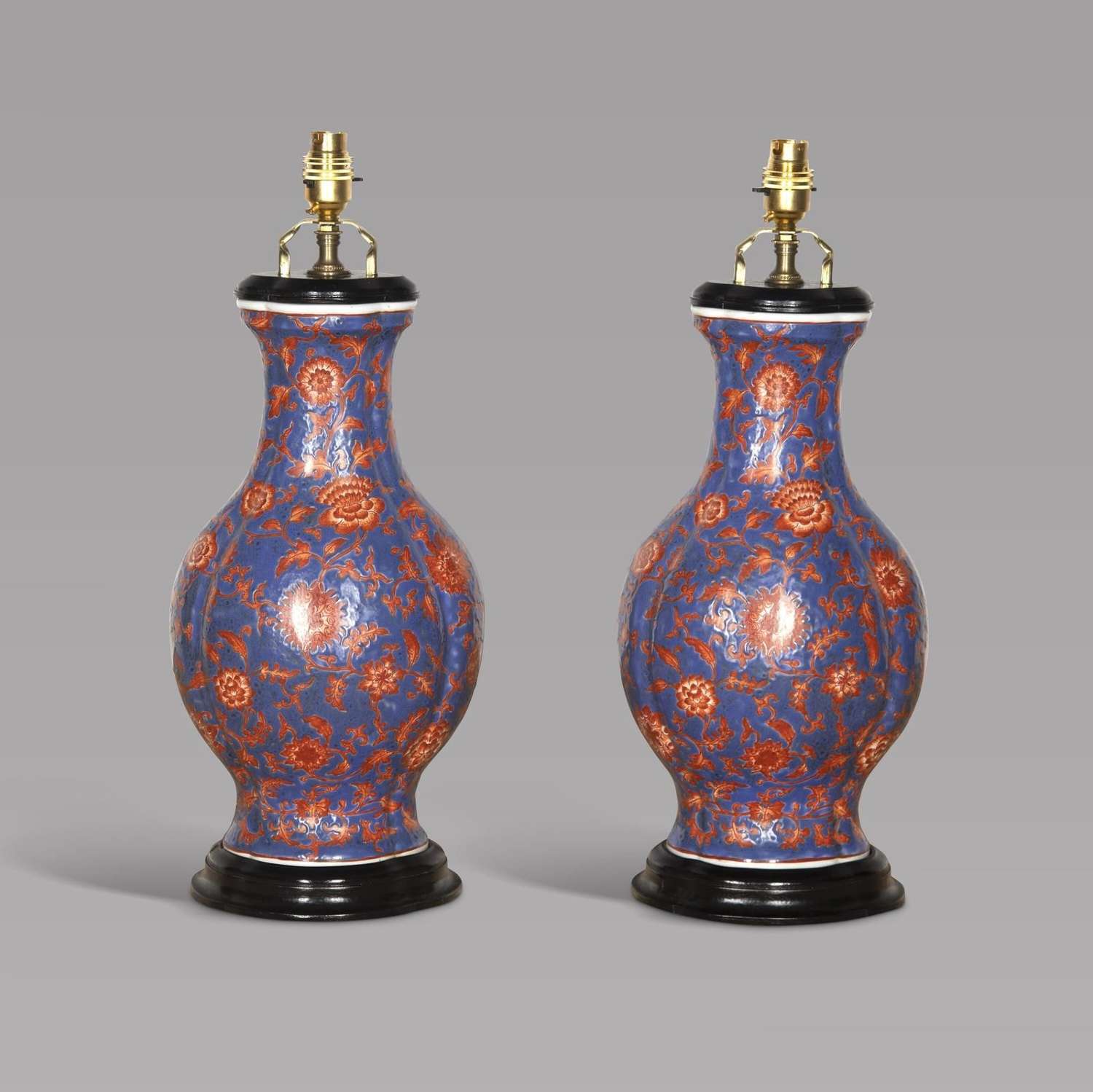 Pair of 19th Century Chinese Vase Lamps