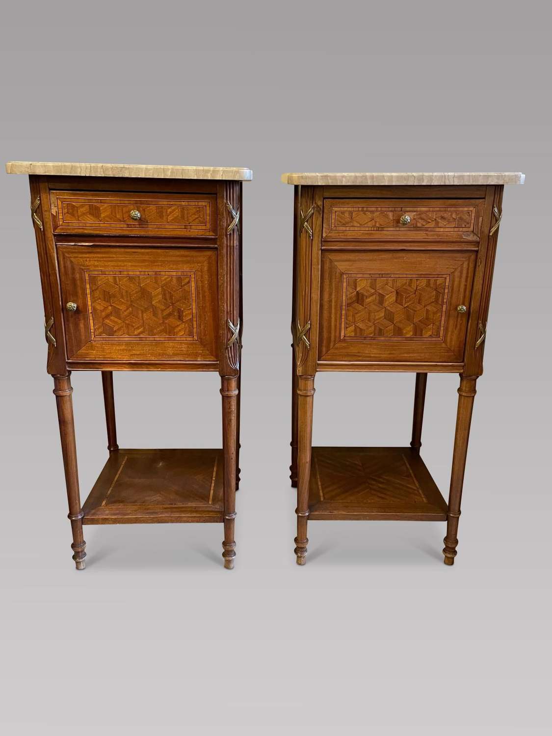 Pair of 19th Century Bedside Tables