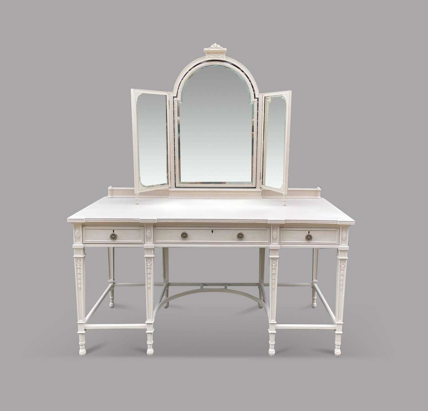 Lovely Painted Mahogany Dressing Table c.1915