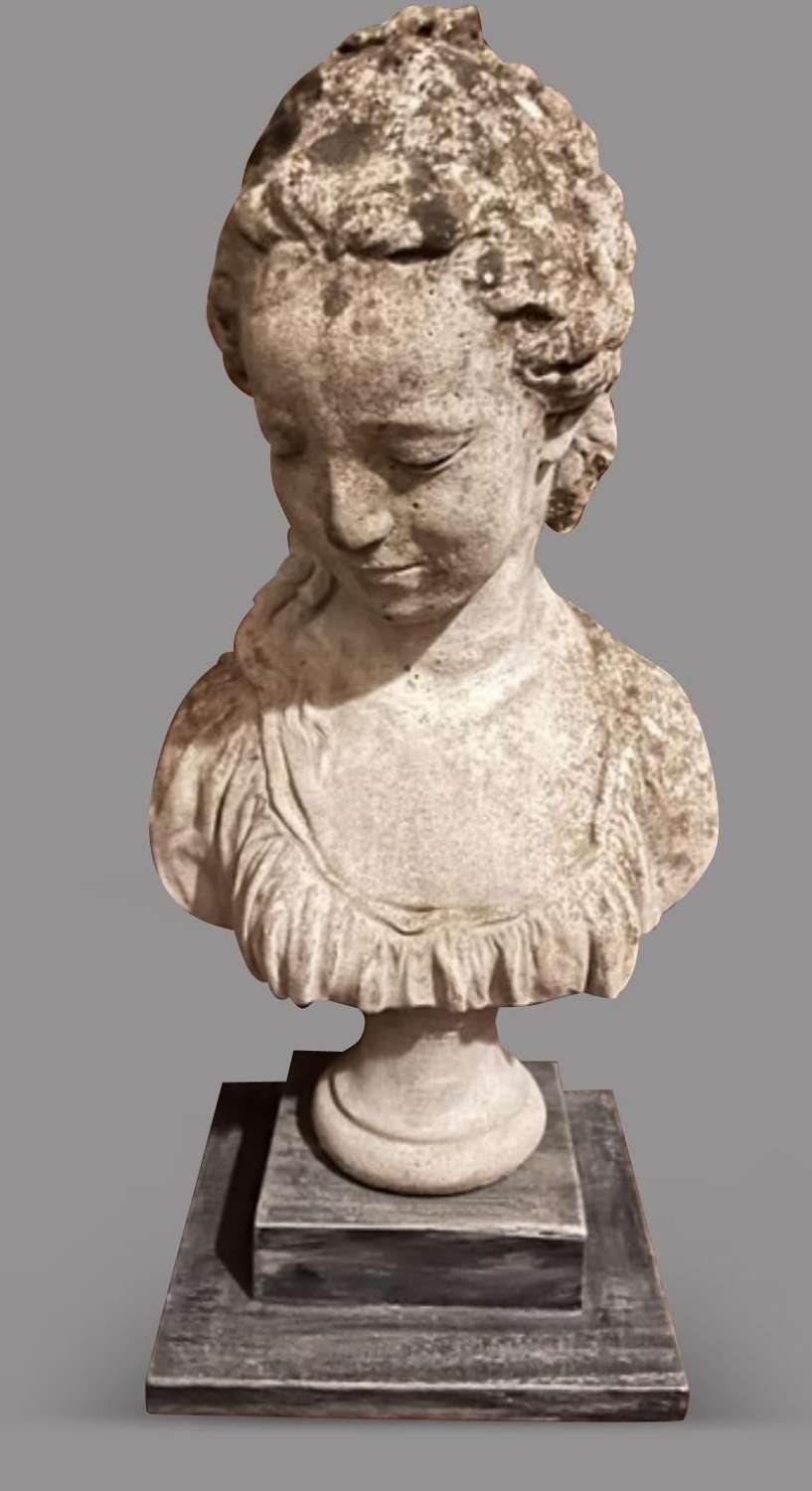 Constituted Stone Bust of a Woman