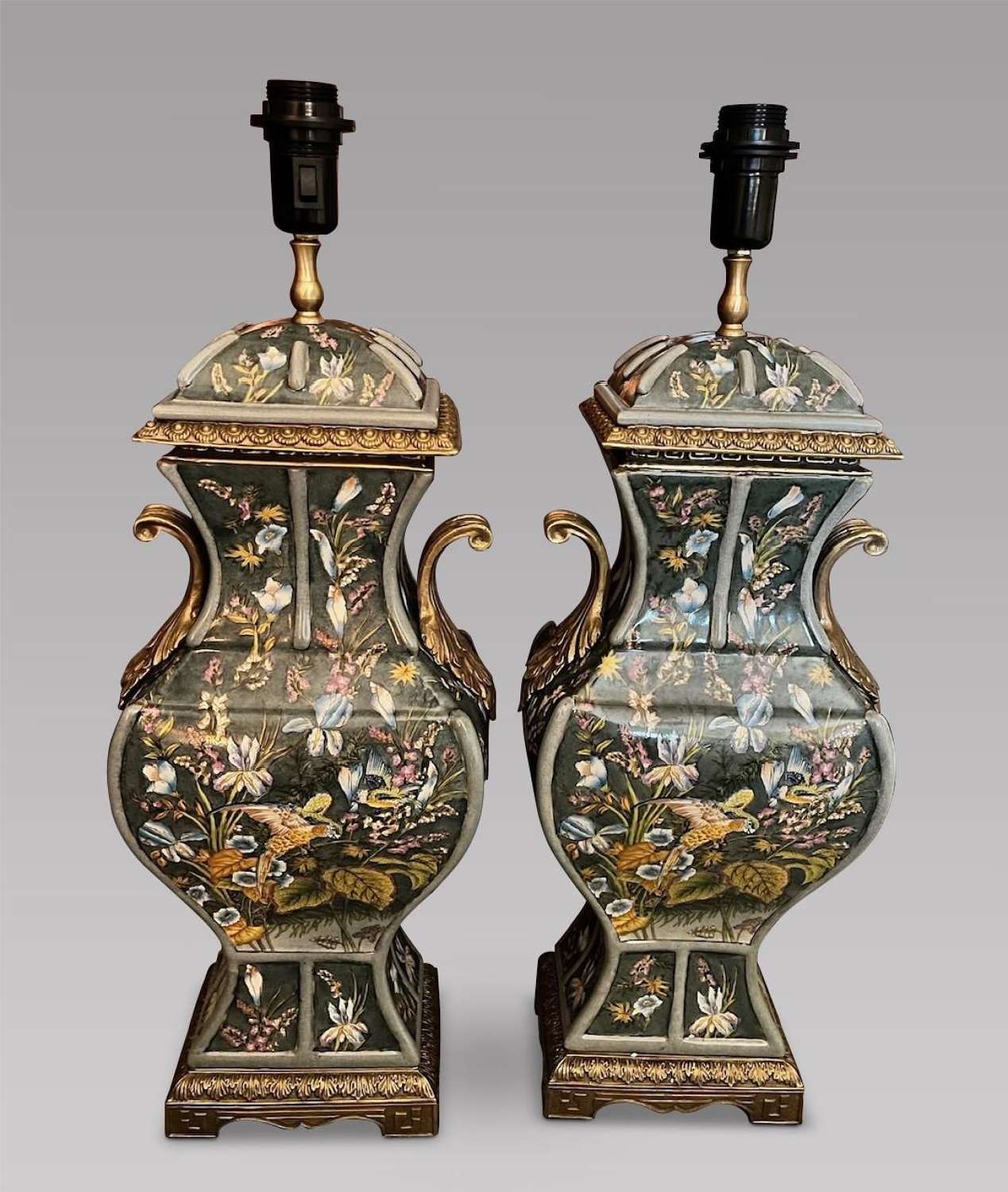 Pair of Decorative Chinese Lamps