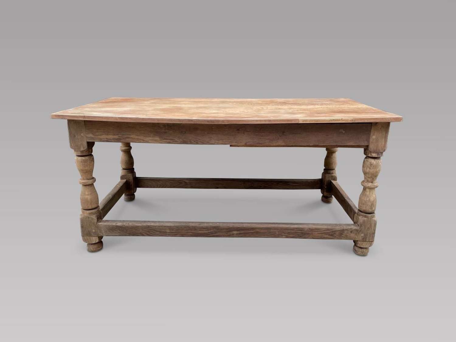 Bleached Oak Dining / Refectory Table