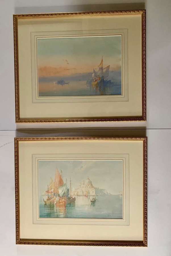 William Knox - Pair of Watercolours of Venice (2)