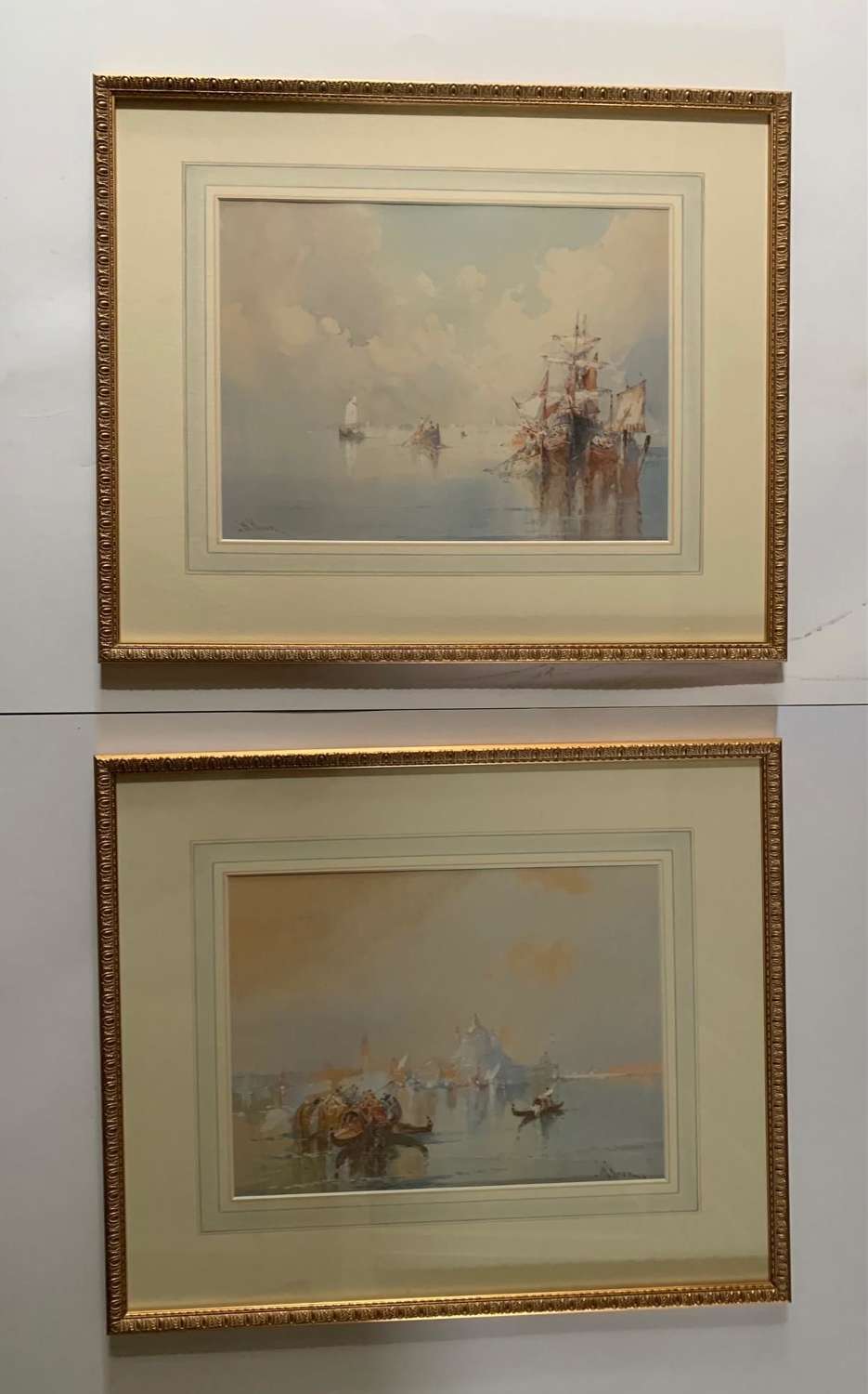 William Knox - Pair of Watercolours of Venice
