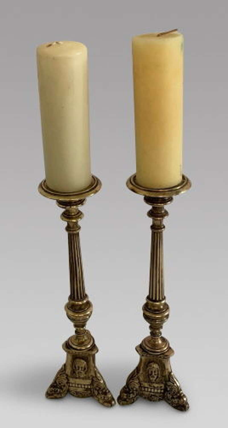 Pair of Pricket Candlesticks C.1930