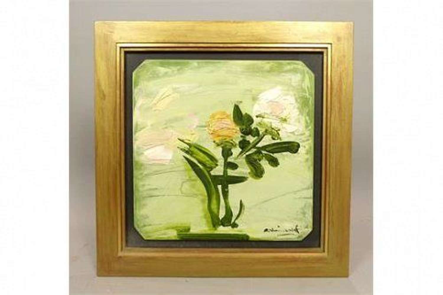 George Hainsworth , Oil on Board - Rose