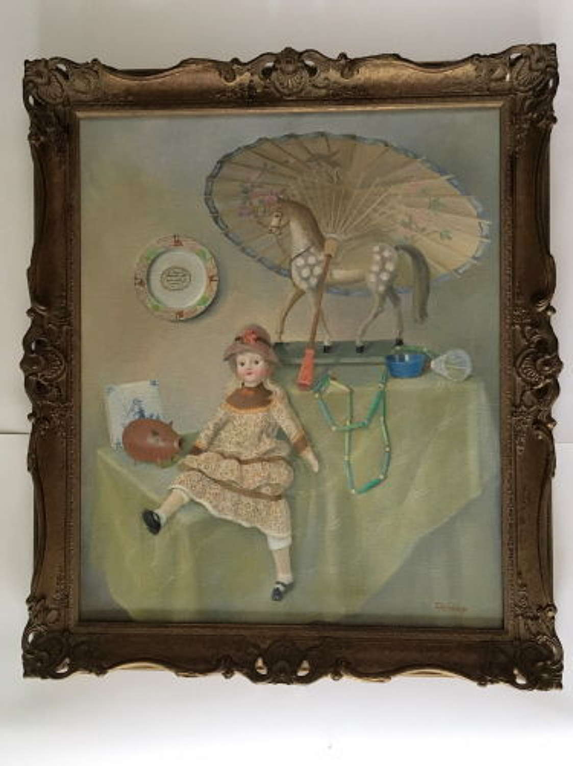Eileen Aldridge - the Nursery - Oil On Canvas