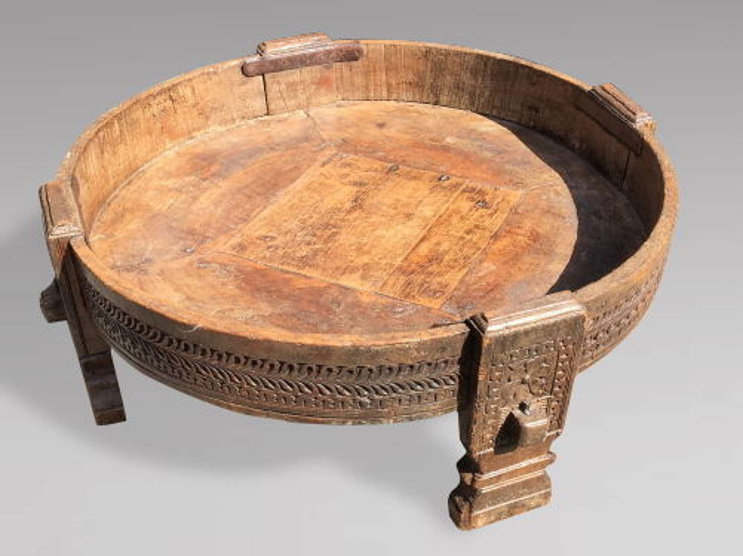 A Highly Decorative Eastern Low Table / Basket C.1850
