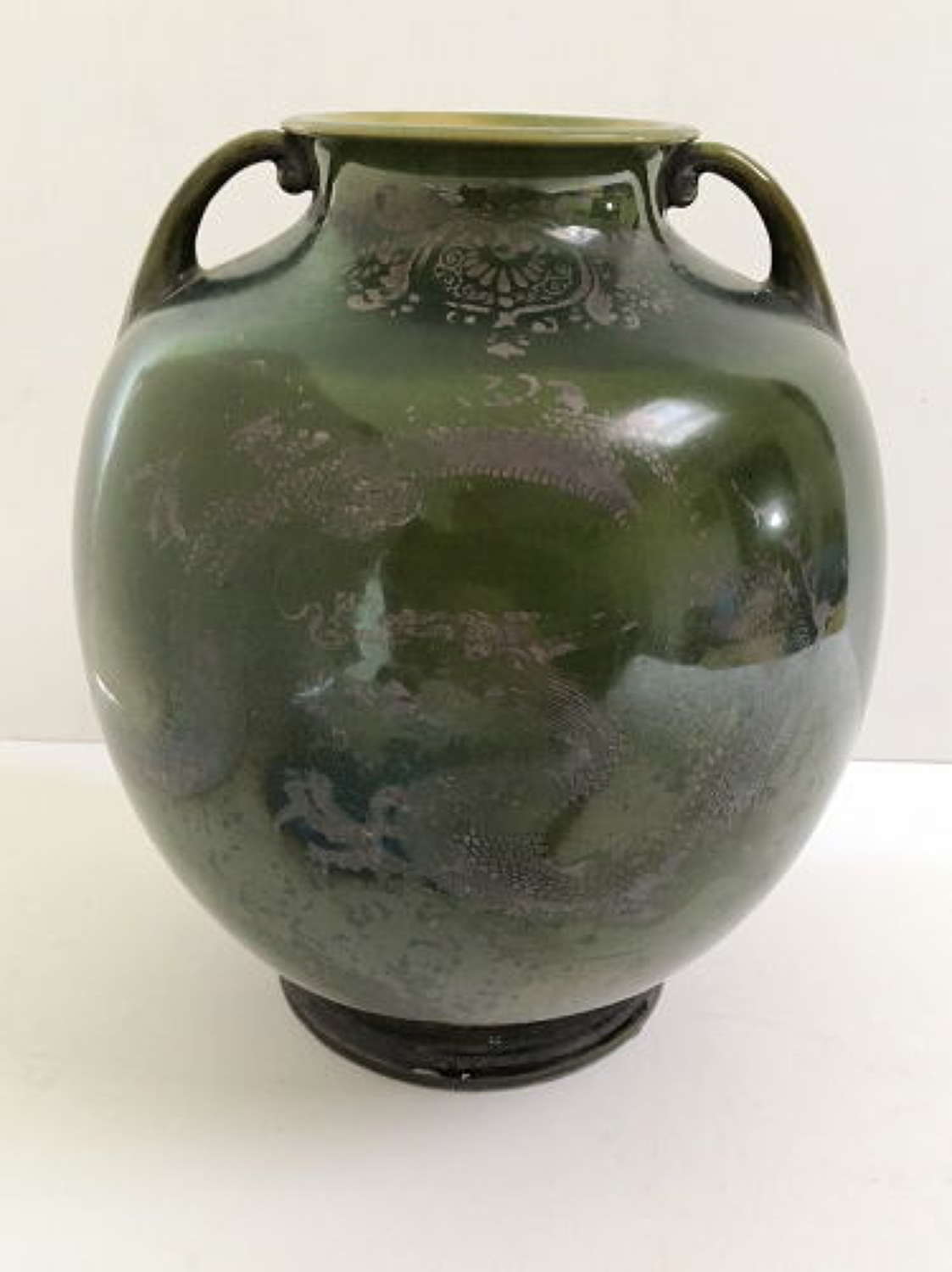 Very Attractive Japanese Ovoid Studio Vase