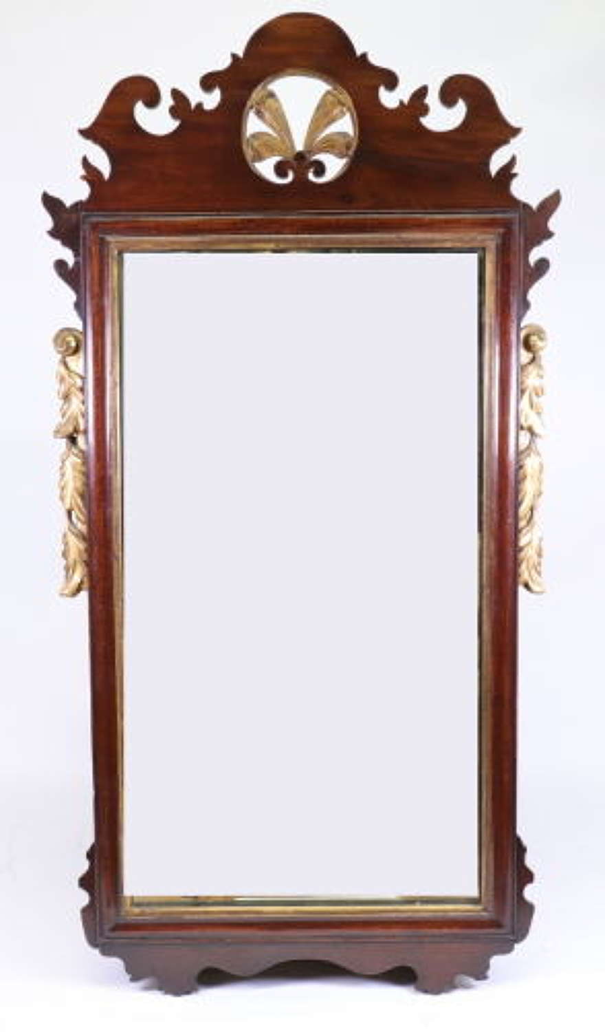 Chippendale Revival Wall Mirror c.1915