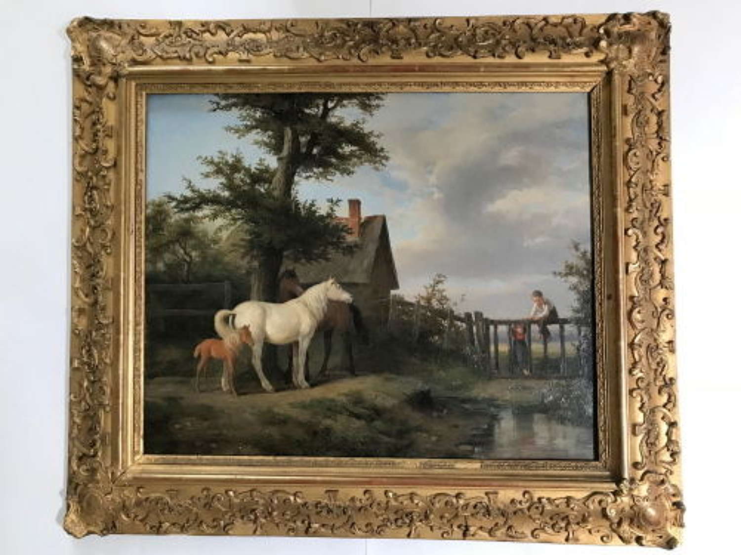 Pierre Vernet - Signed %26 Dated 1854 - Oil On Canvas