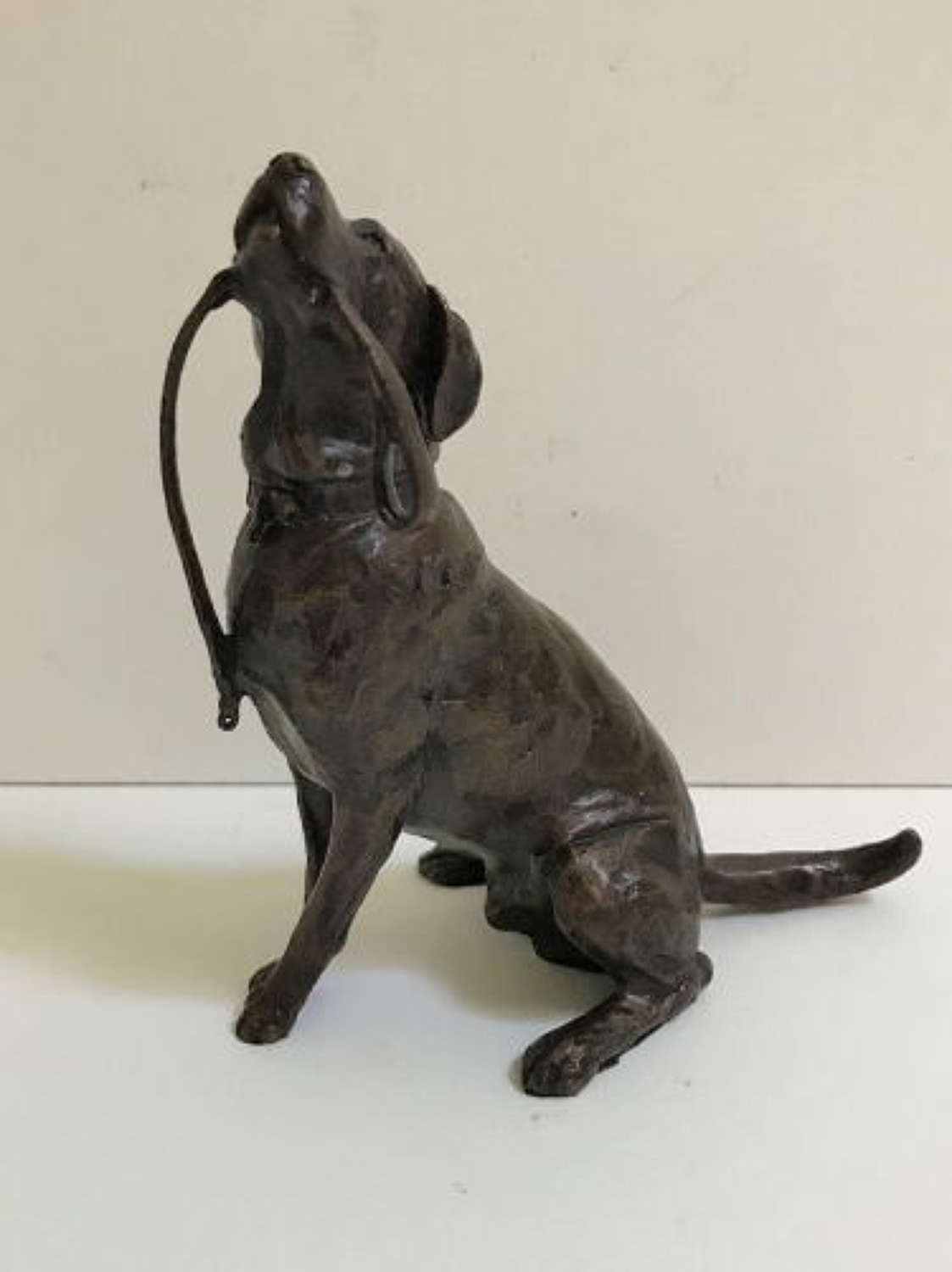 Bronze Labrador with Lead