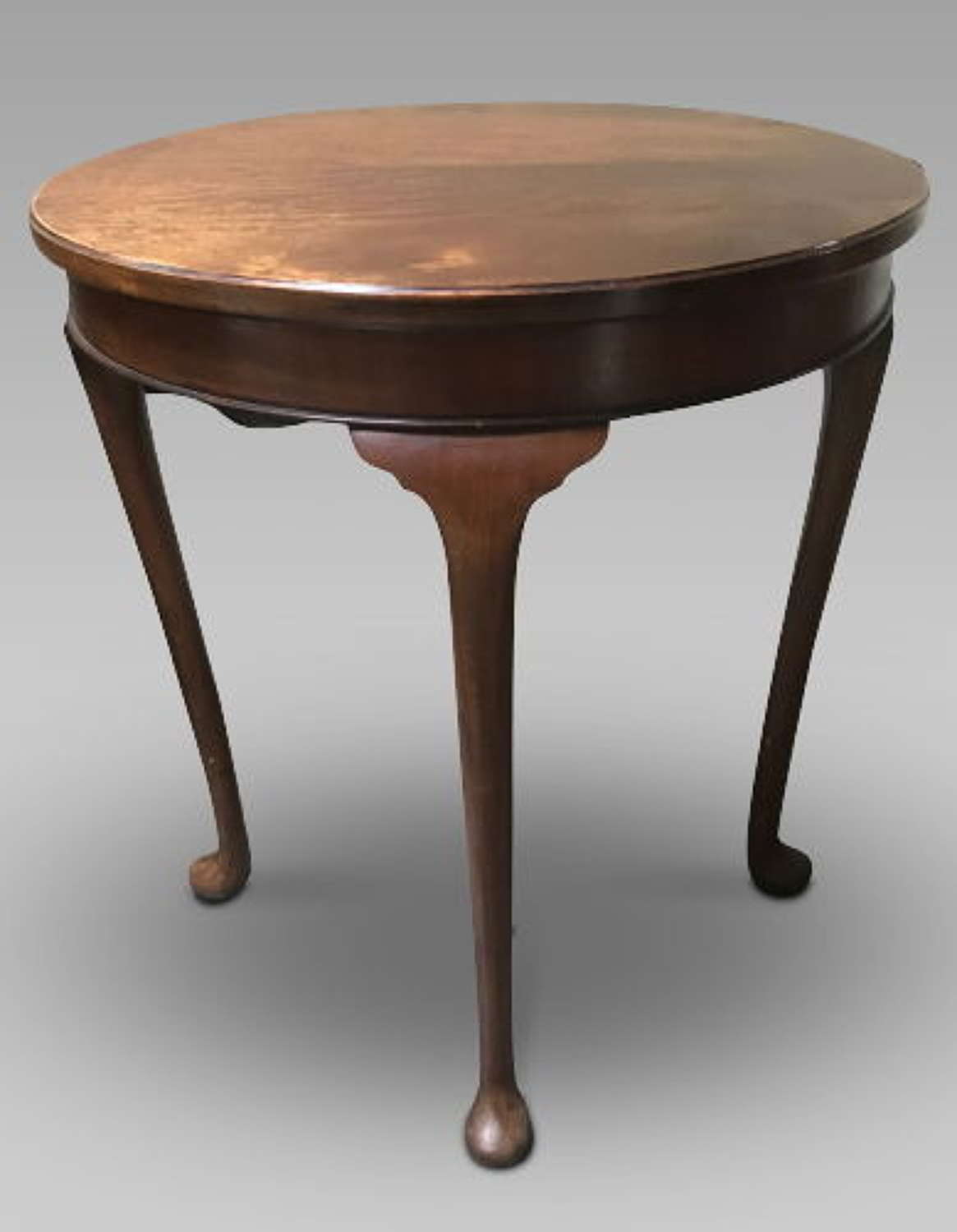 Unusual 19th Century Round Side Table / Card Table