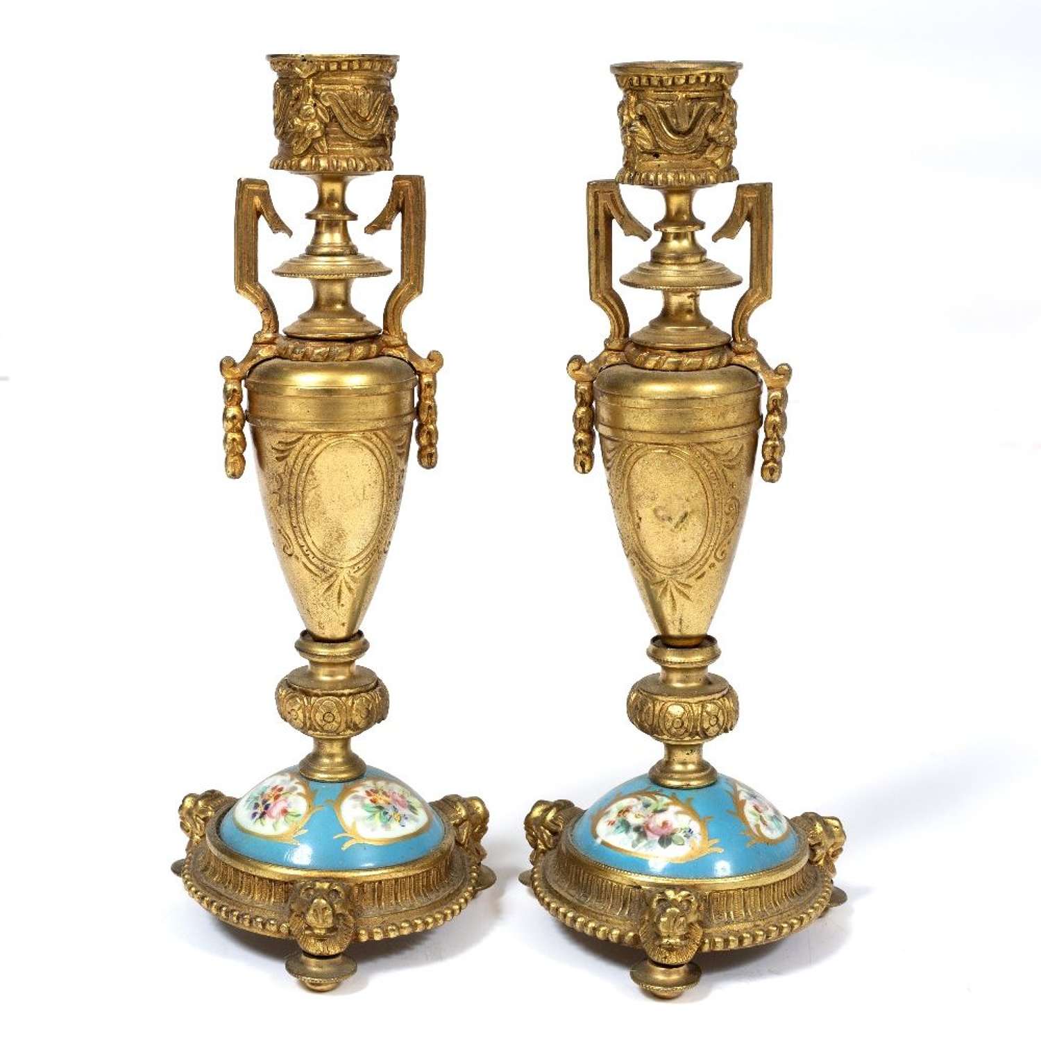 Pair of Continental Candlesticks c.1900