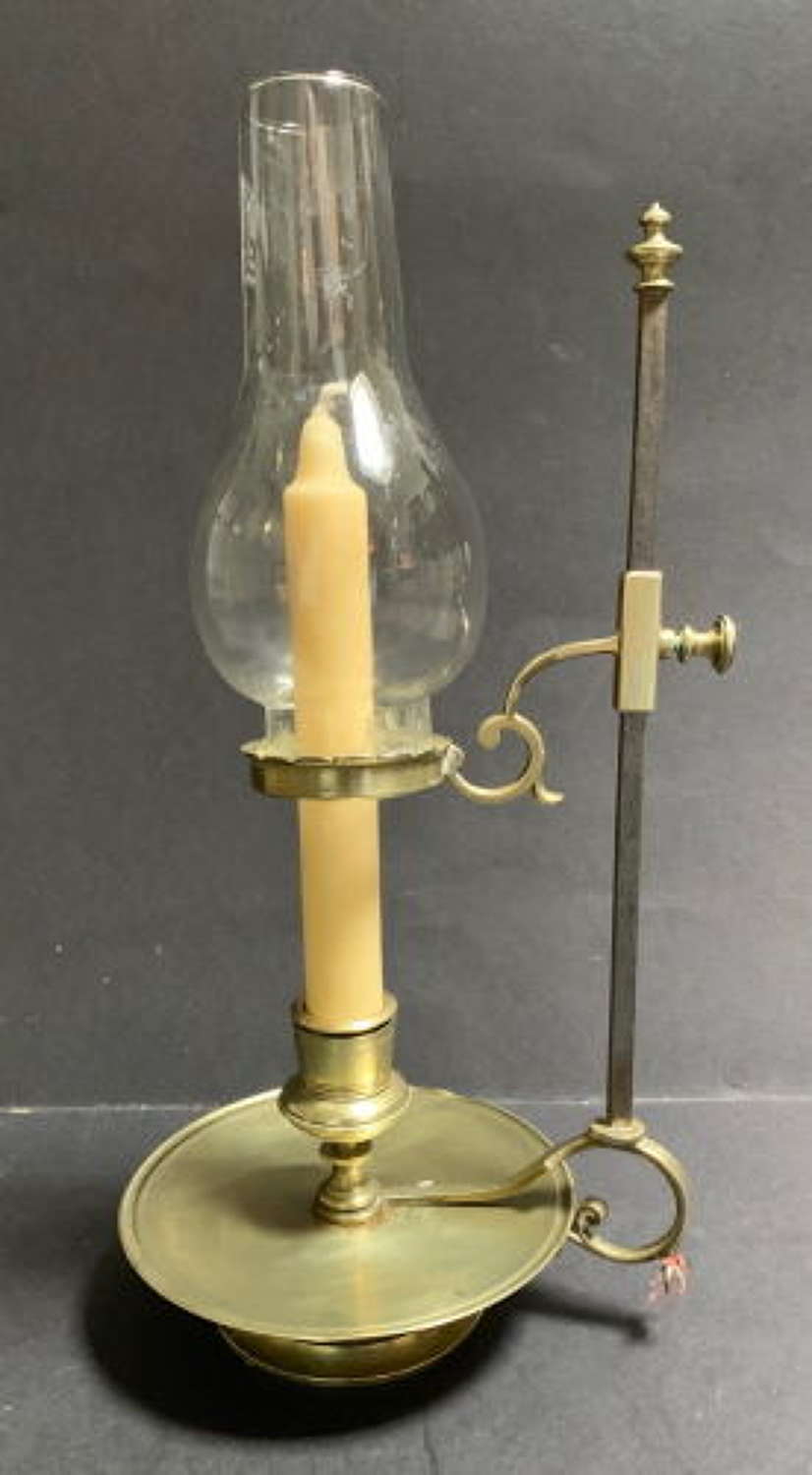 Unusual Brass Candlestick c.1910