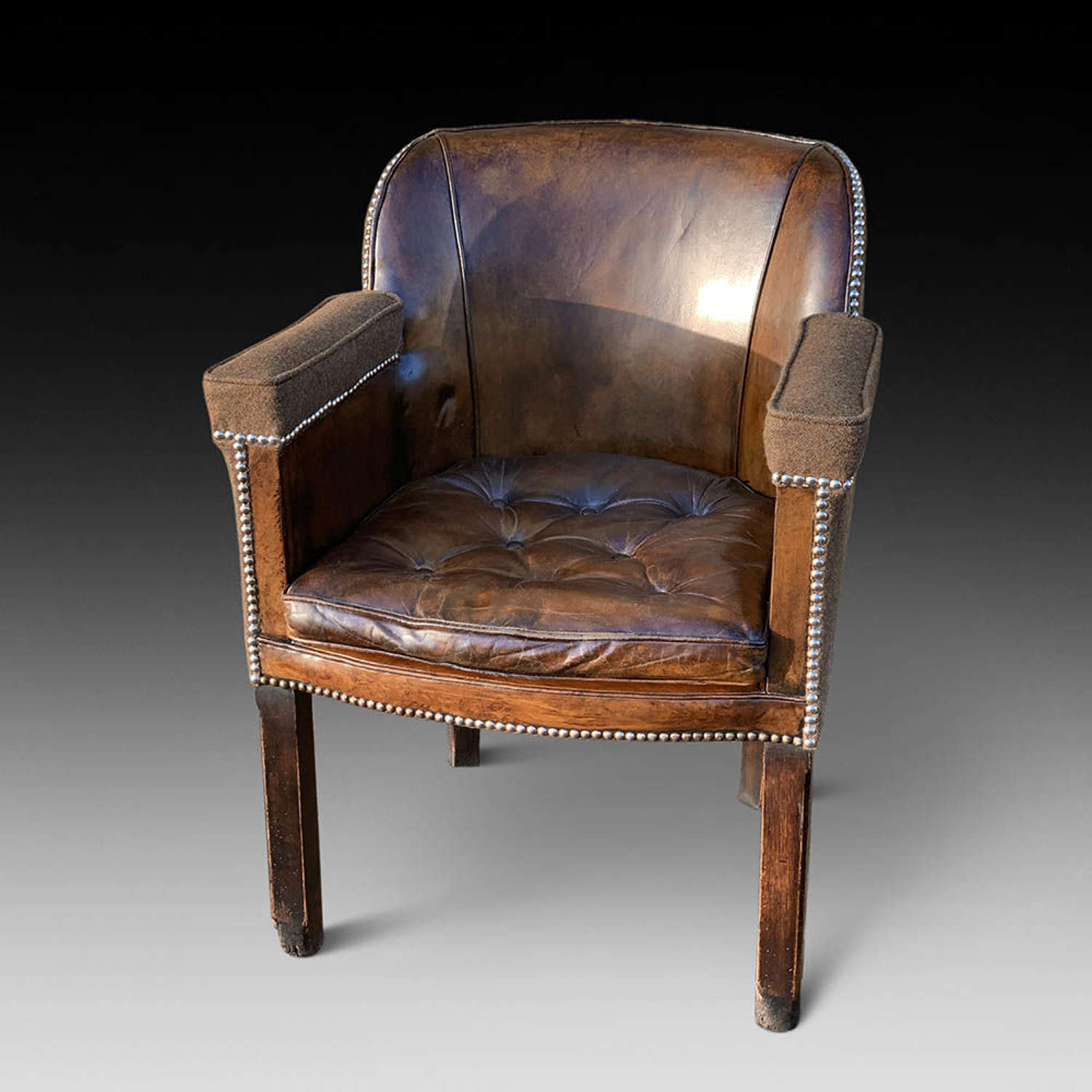 Good Quality Georgian Desk / Side Chair, Ca. 1785-1800