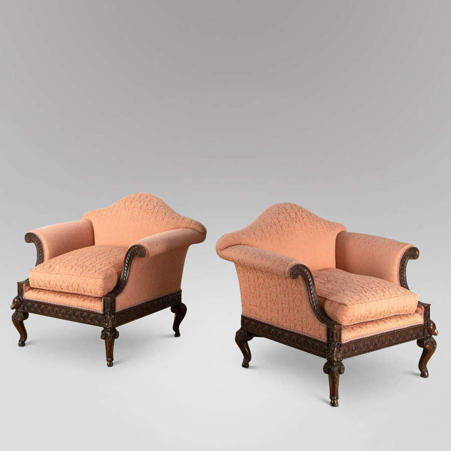 Pair of Edwardian Occasional Chairs