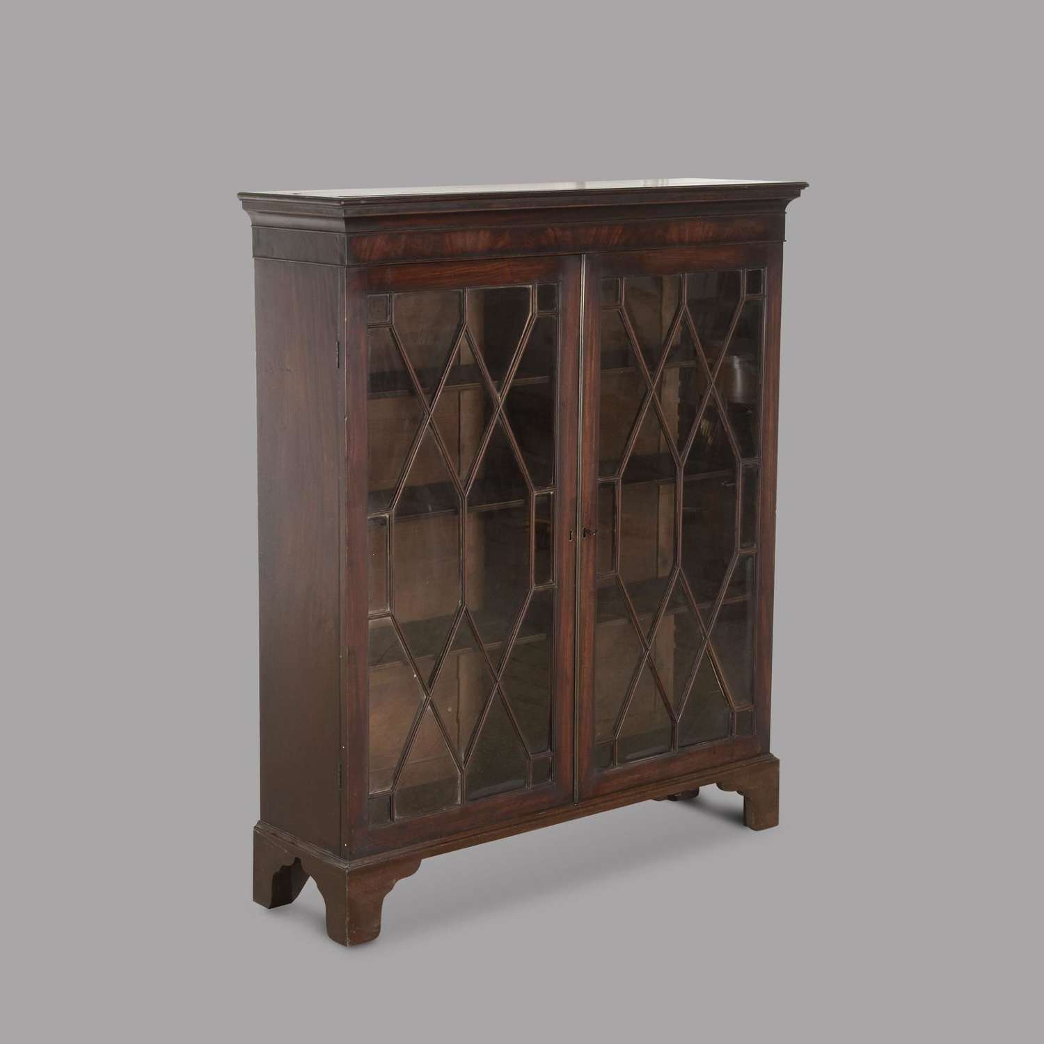 Mid 19th Century Free Standing Glazed Bookcase
