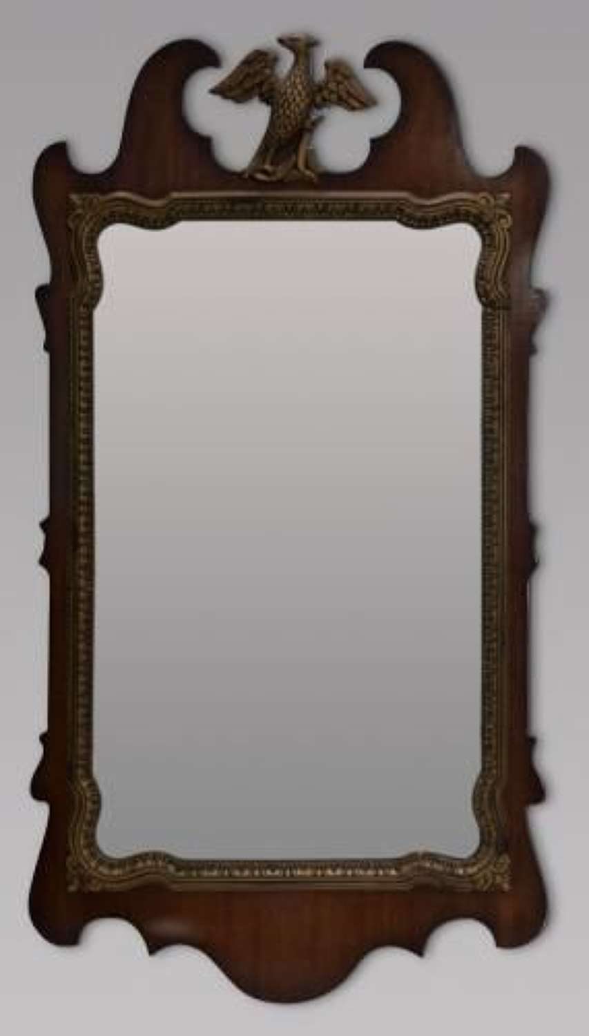 A Mahogany Wall Mirror