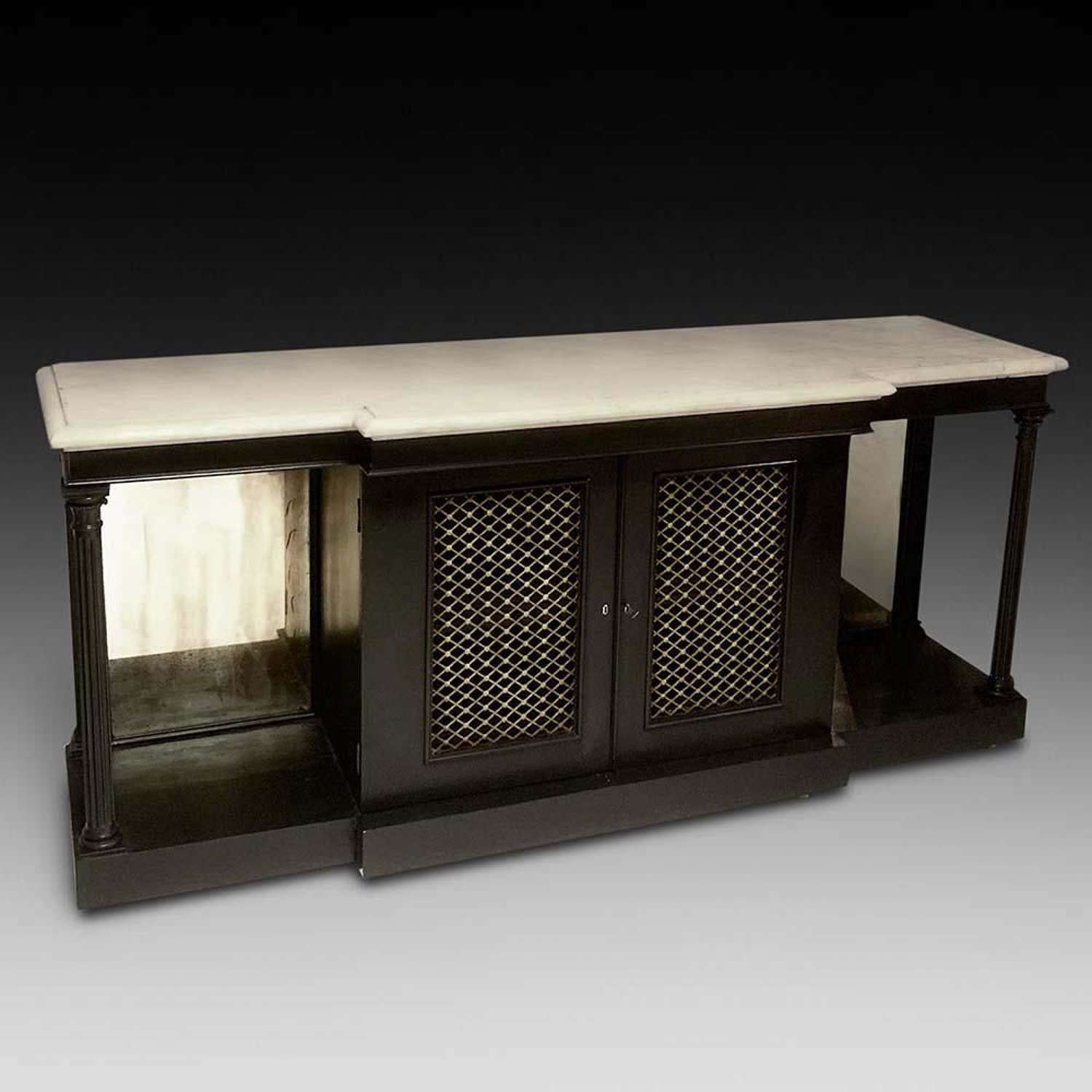 High Quality Ebonised Side Cabinet ca. 1820-1830
