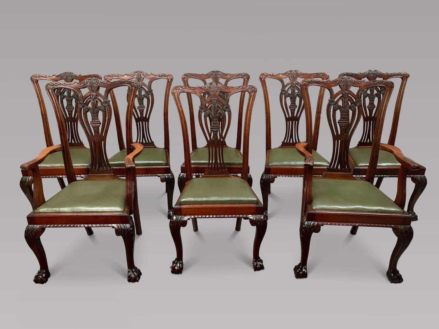 Set of Eight Mahogany Dining Chairs c.1870