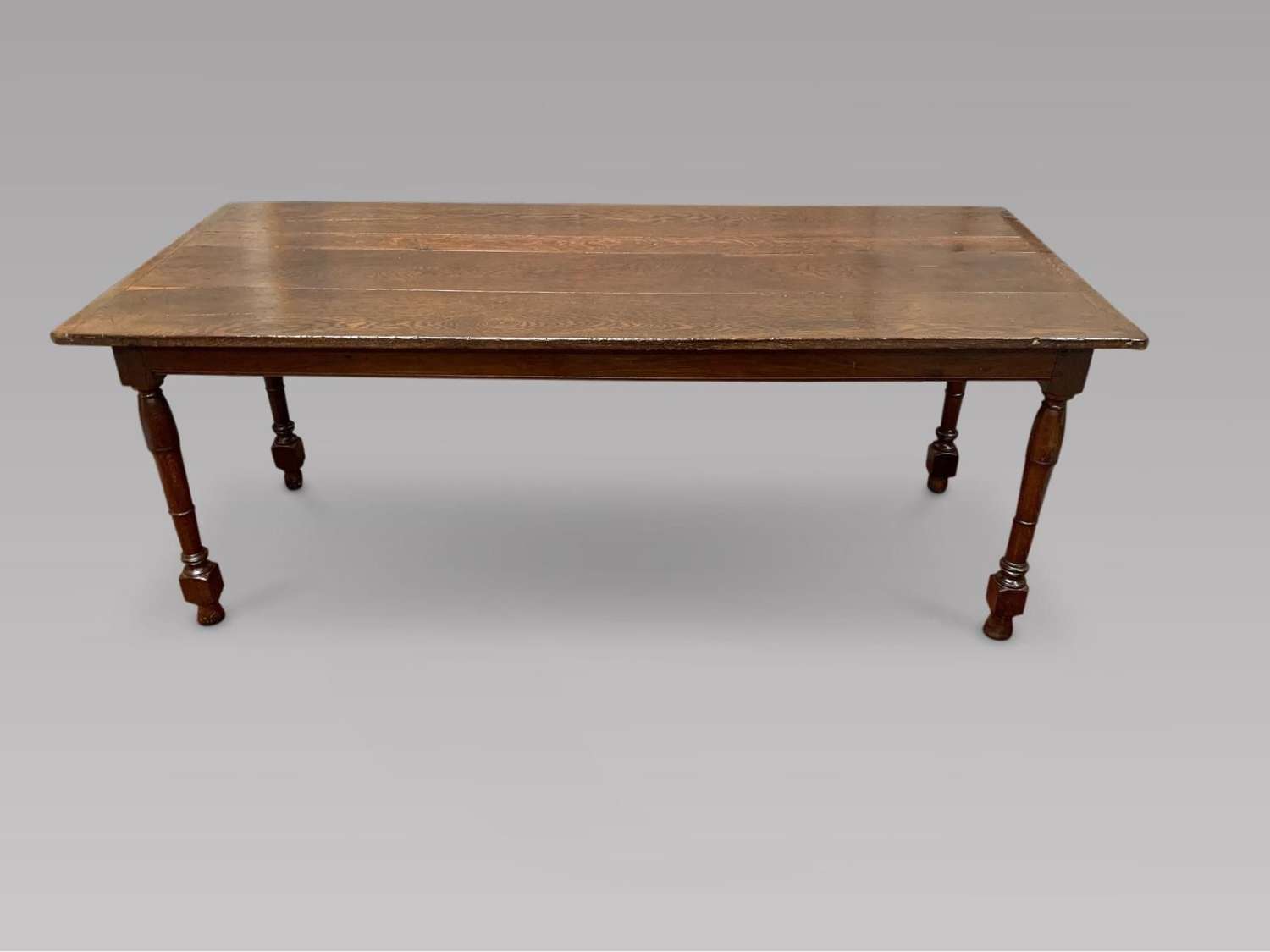 Superb Late 18th Century Oak Farmhouse Table