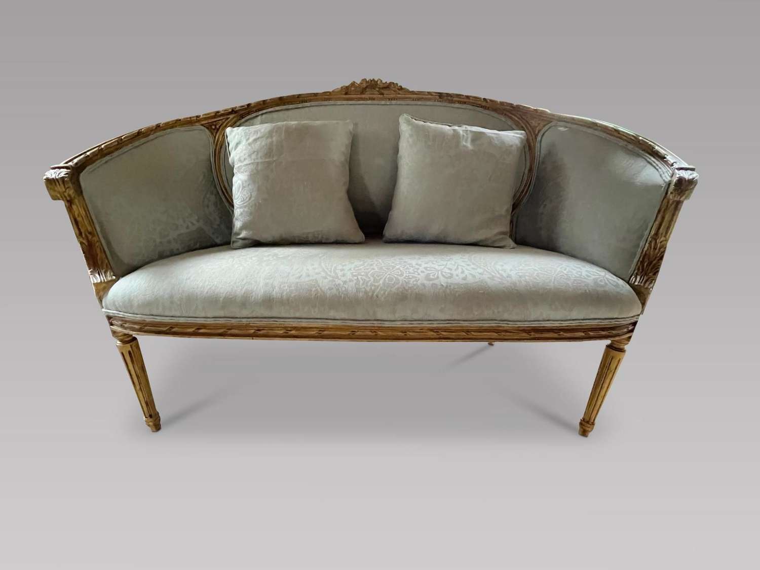 19th Century Salon Sofa in Louis XVI Style