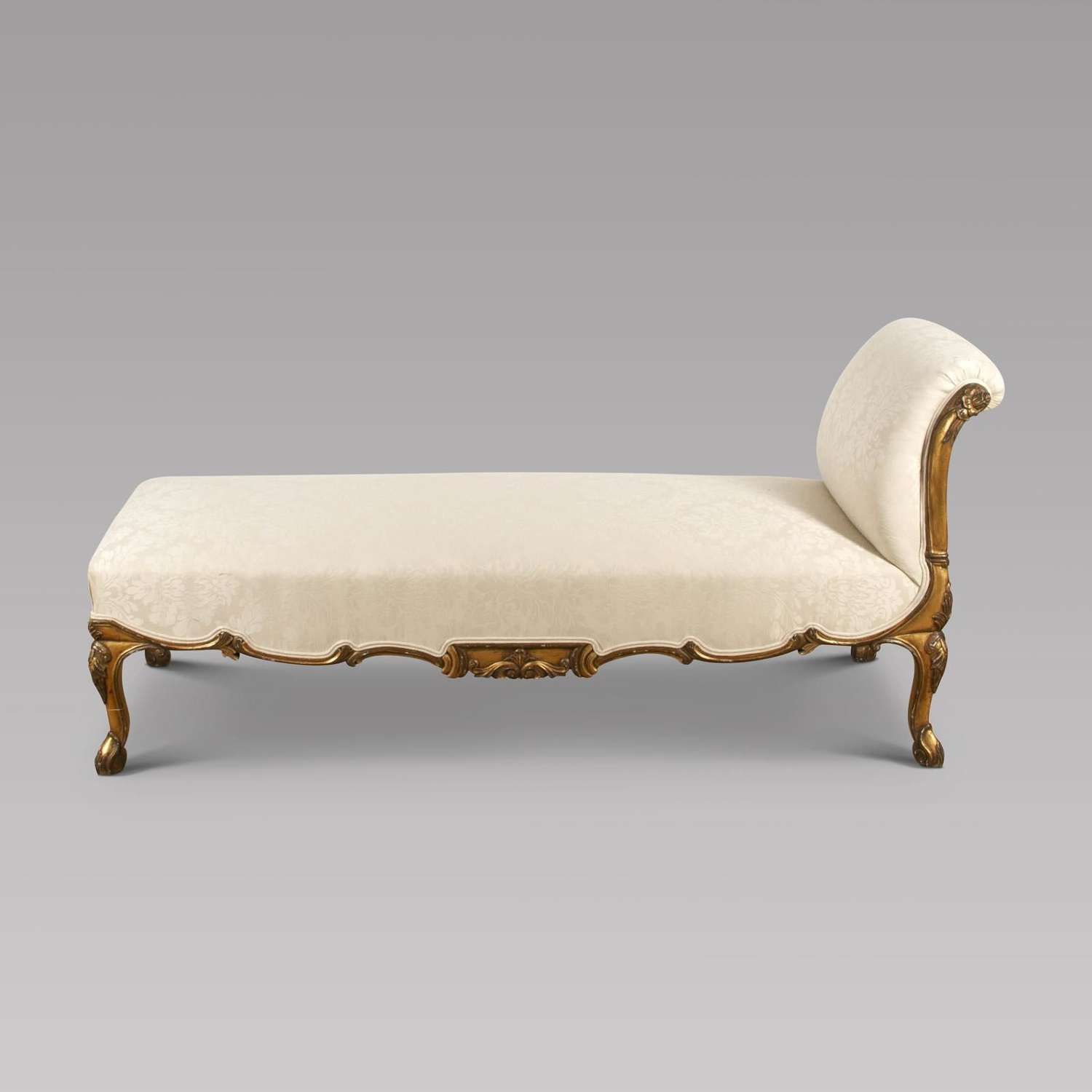 19th Century Giltwood Chaise Longue