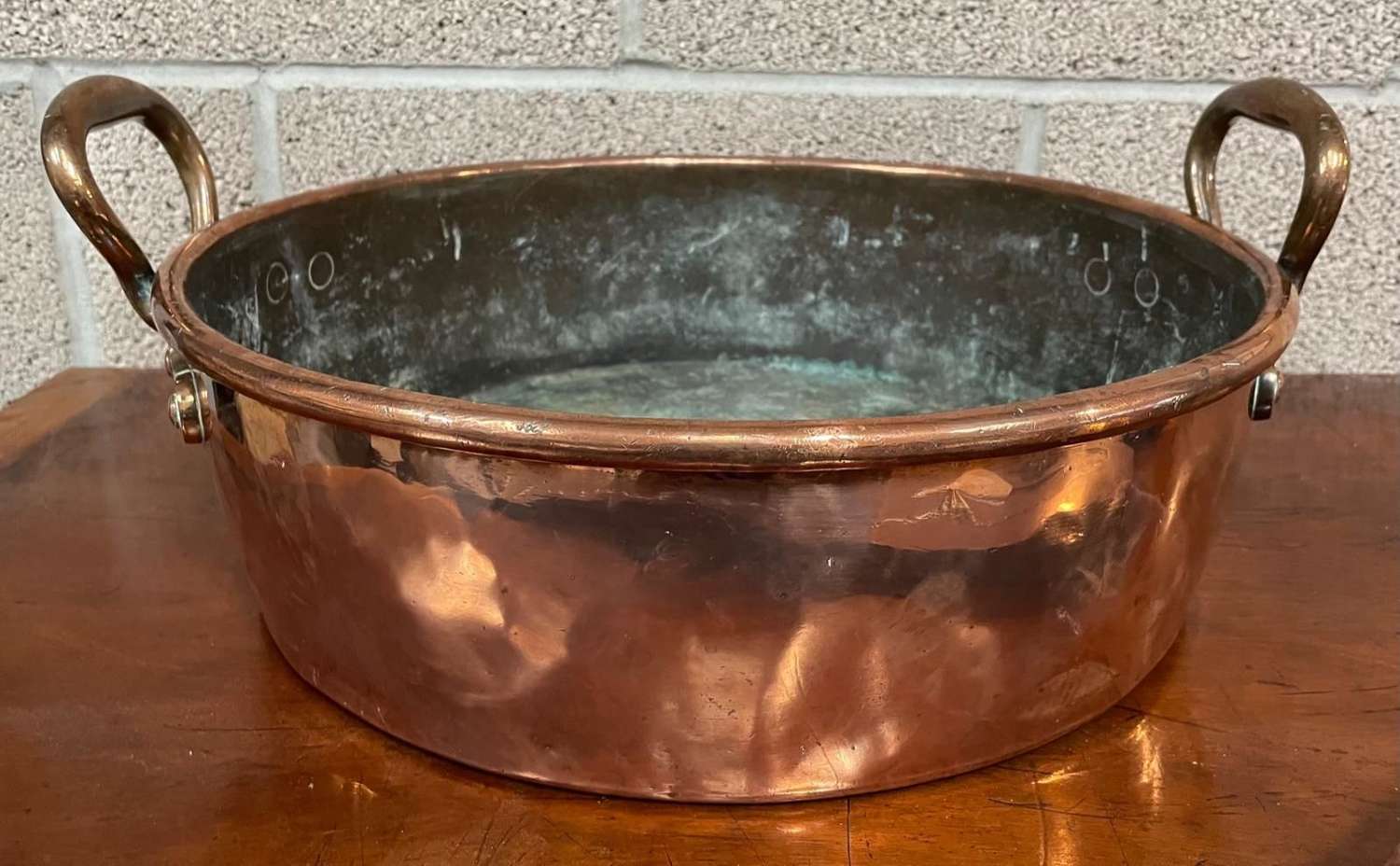 19th Century Copper Preserve Pan