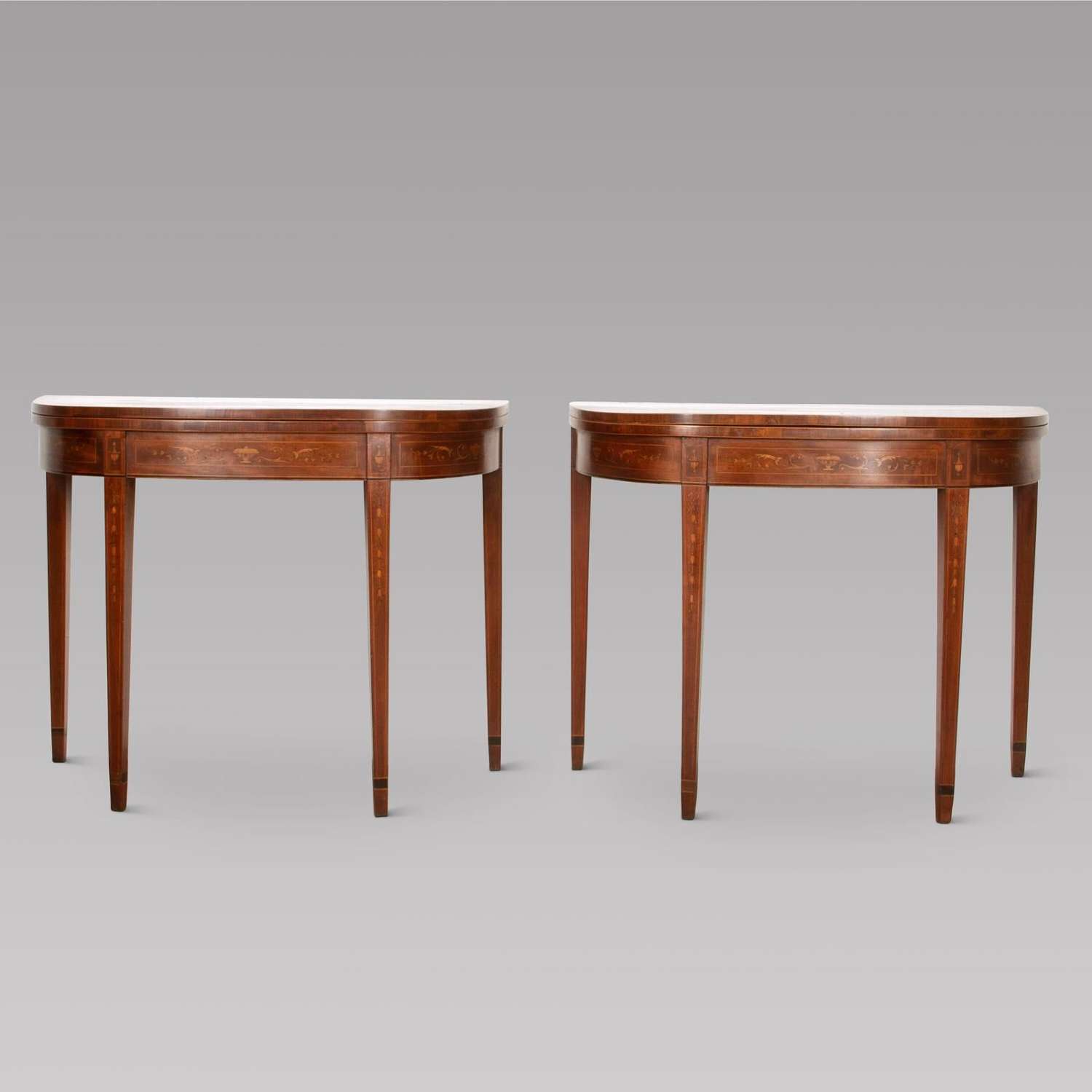 Pair of 19th Century Card Tables