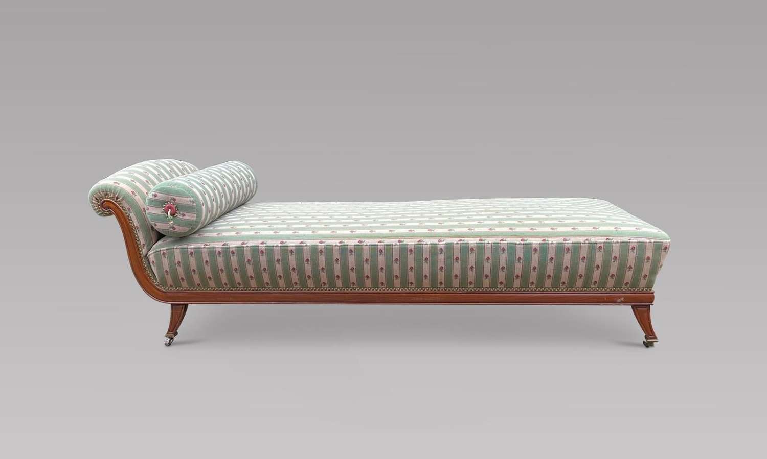 Lovely 19th Century Continental Mahogany Day Bed