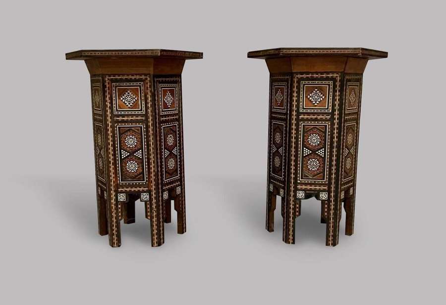 Pair of Attractive Moroccan Tables