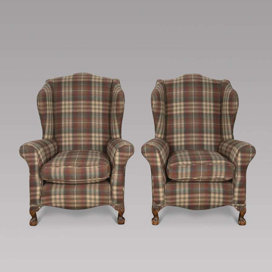 Pair of Late 19th Century English Armchairs
