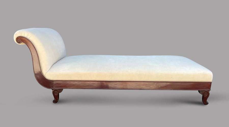 Good Sized Chaise Longue in the Empire Style