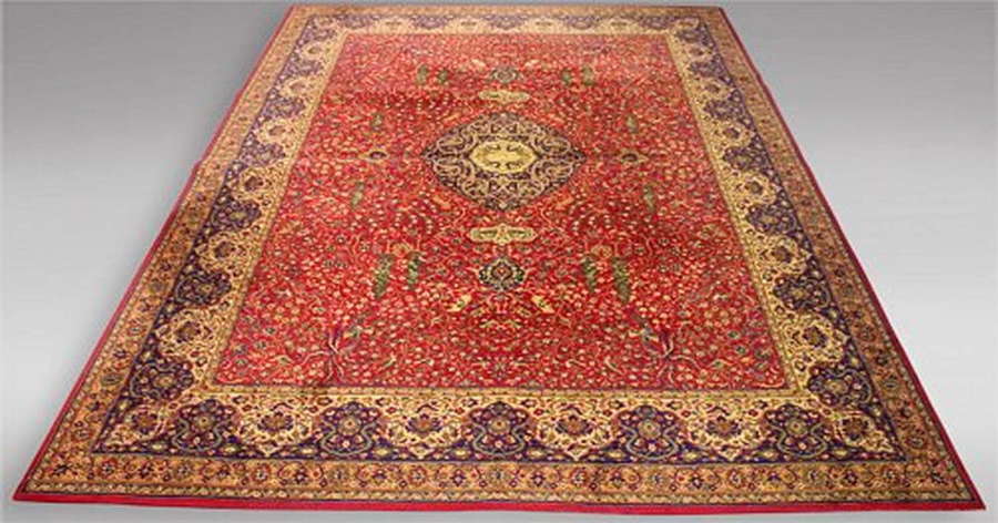 A Machine Made Persian Style Rug
