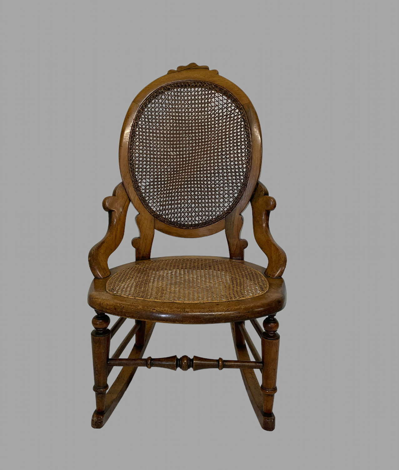 A Lovely Fruitwood Rocking Chair