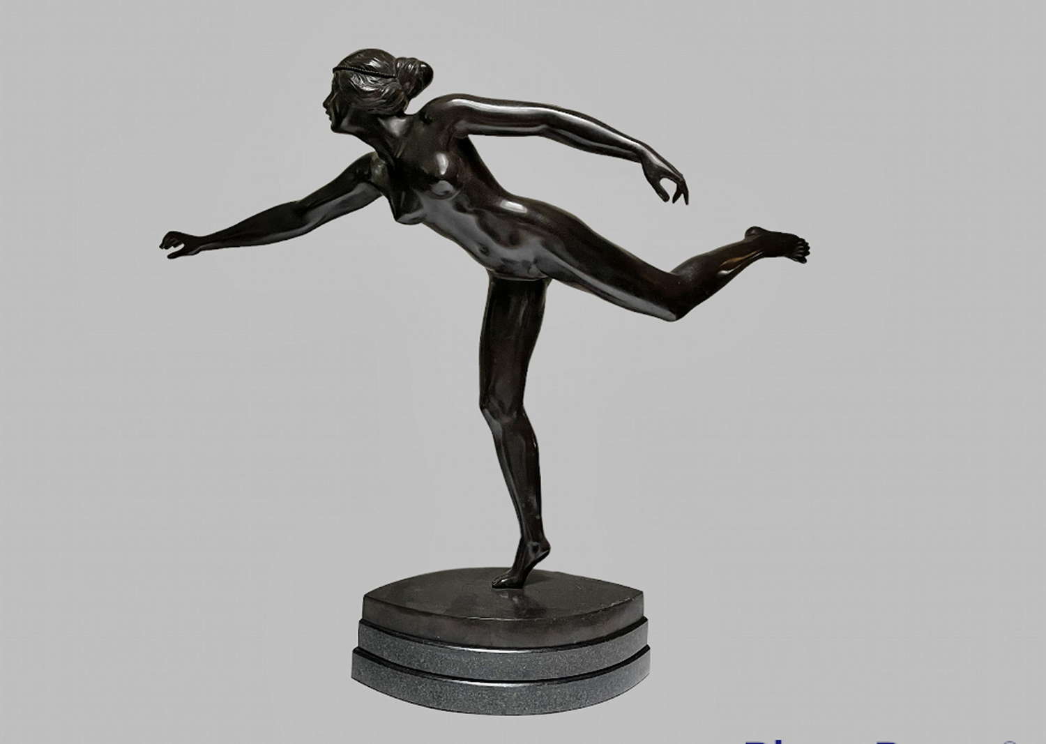 Gotthilf Jaeger - Bronze Dancing Girl