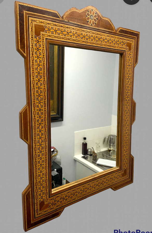 An Attractive Damascus Ware Wall Mirror