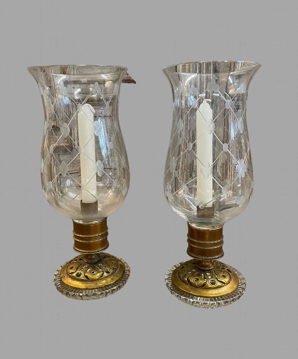 An Attractive Pair Of Storm Lanterns