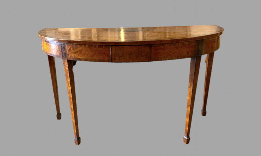 An 18th Century Satinwood Side Table