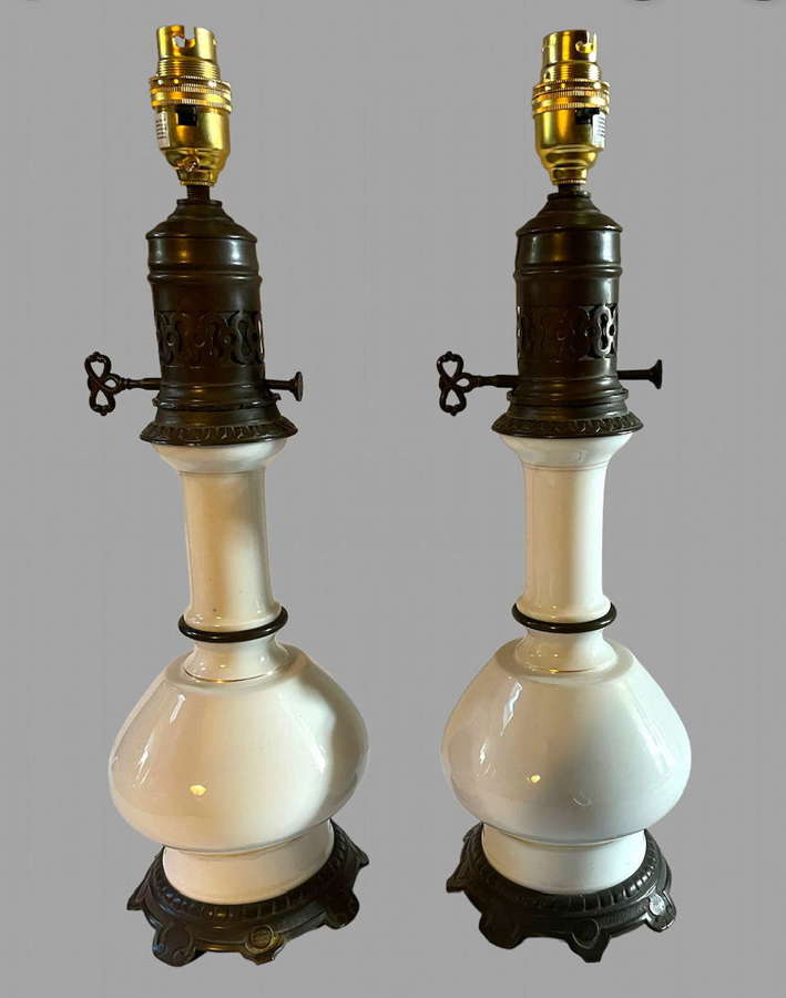 A Pair of China Lamps