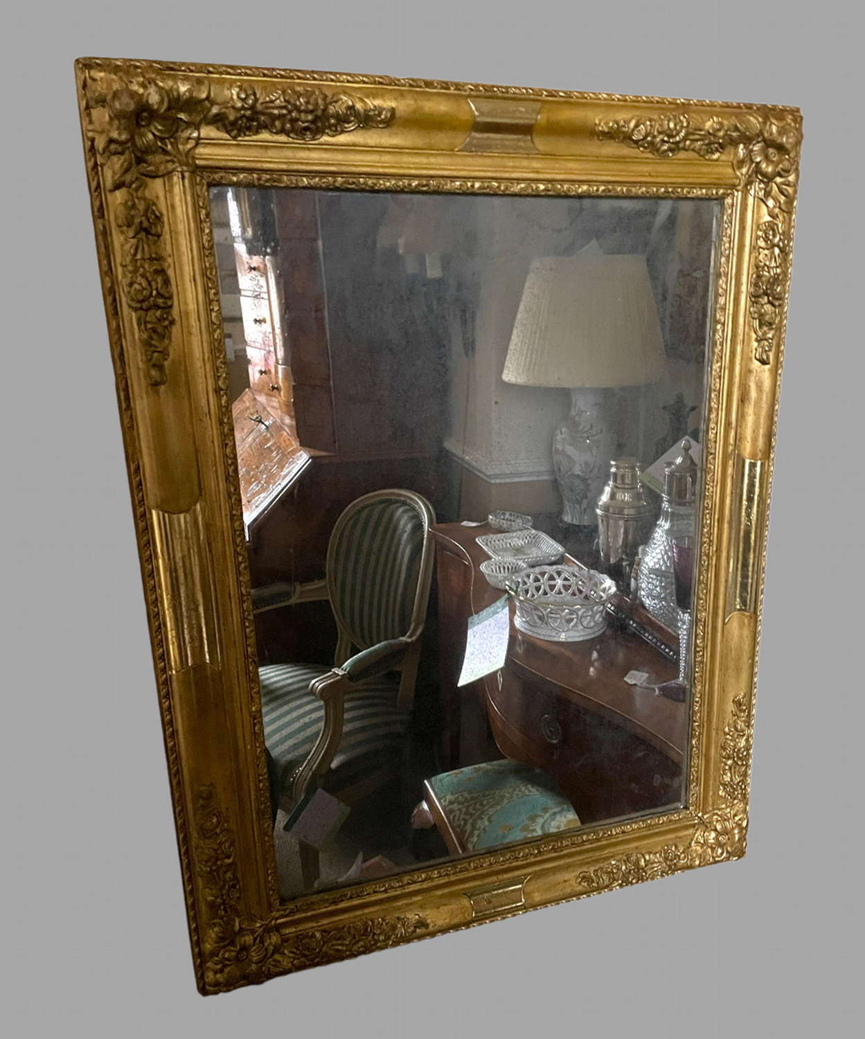 An Attractive Medium Sized Gilt Mirror