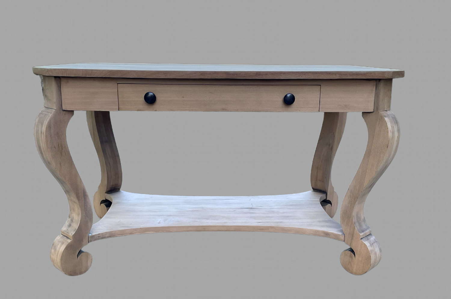 A Stripped Mahogany Console/Centre Table