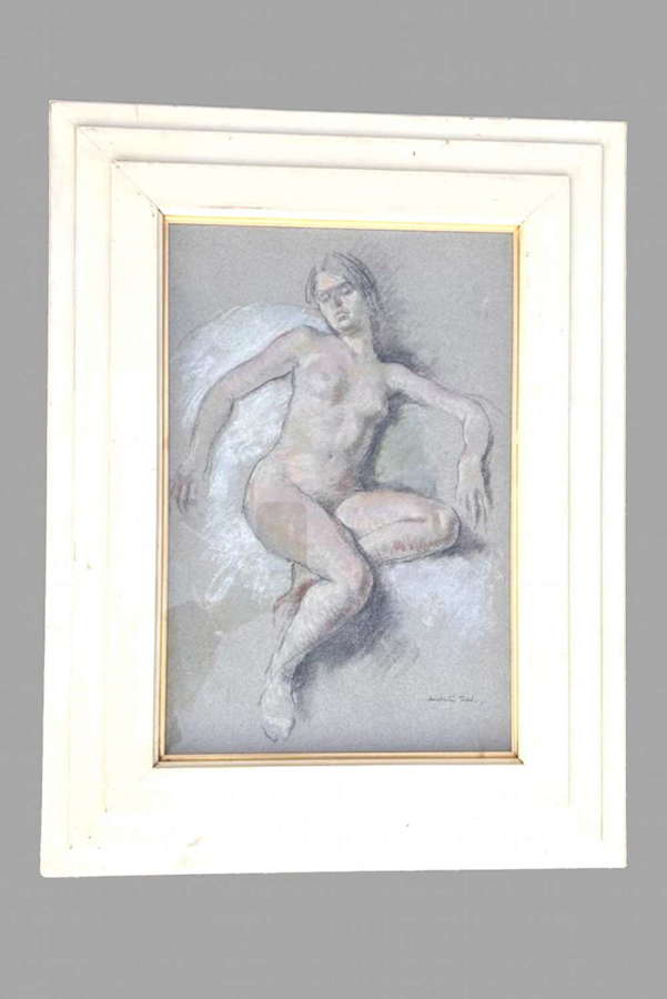 Arthur Ralph Middleton Todd - Pastel - A Nude Study