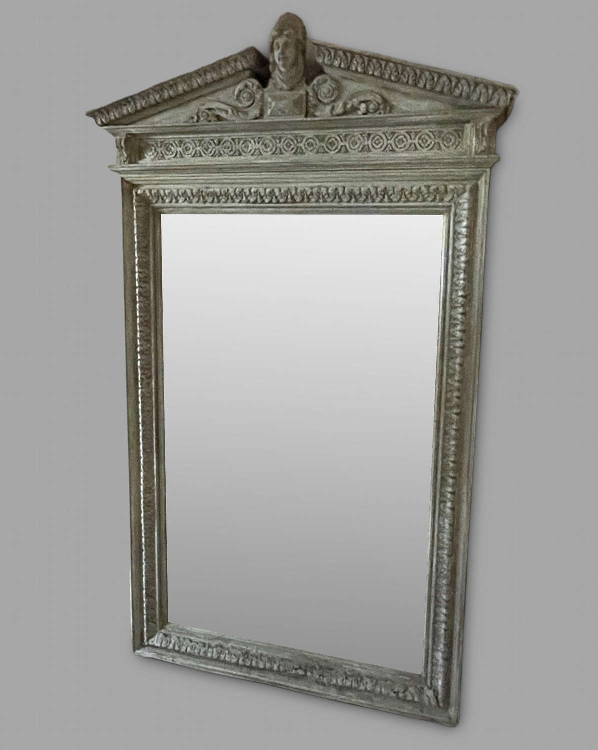 An Attractive 19th Century Painted Walnut Mirror
